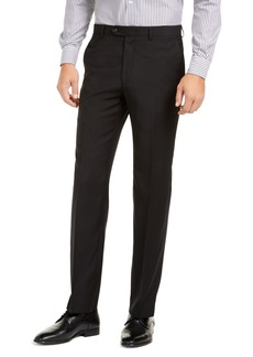 Lauren Ralph Lauren Men's Slim-Fit UltraFlex Stretch Solid Suit Separate Pants - Black