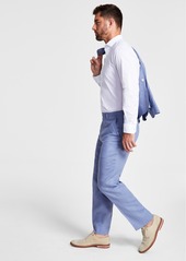 Lauren Ralph Lauren Men's UltraFlex Classic-Fit Linen Pants - Sky Light Blue
