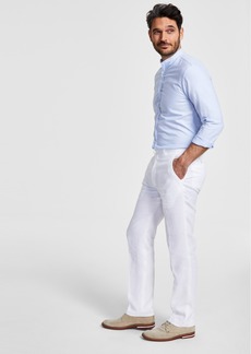 Lauren Ralph Lauren Men's UltraFlex Classic-Fit Linen Pants - White