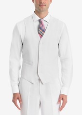 Lauren Ralph Lauren Men's UltraFlex Classic-Fit White Linen Vest - Pink