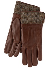 Lauren Ralph Lauren Menswear Hybrid Gloves - Deep Mahogany