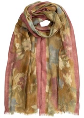 Lauren Ralph Lauren Painterly Floral Wrap - Cream