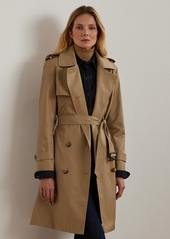 Lauren Ralph Lauren Petite Belted Water-Resistant Trench Coat - Sand