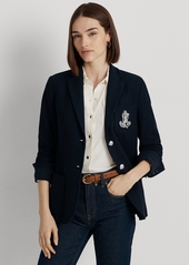 Lauren Ralph Lauren Petite Bullion Jacquard Blazer - Lauren Navy