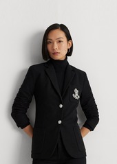 Lauren Ralph Lauren Petite Bullion Jacquard Blazer - Polo Black