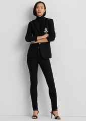 Lauren Ralph Lauren Petite Bullion Jacquard Blazer - Polo Black