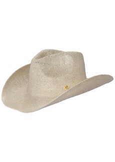 Lauren Ralph Lauren Platino Shine Cowboy Hat - platino metallic
