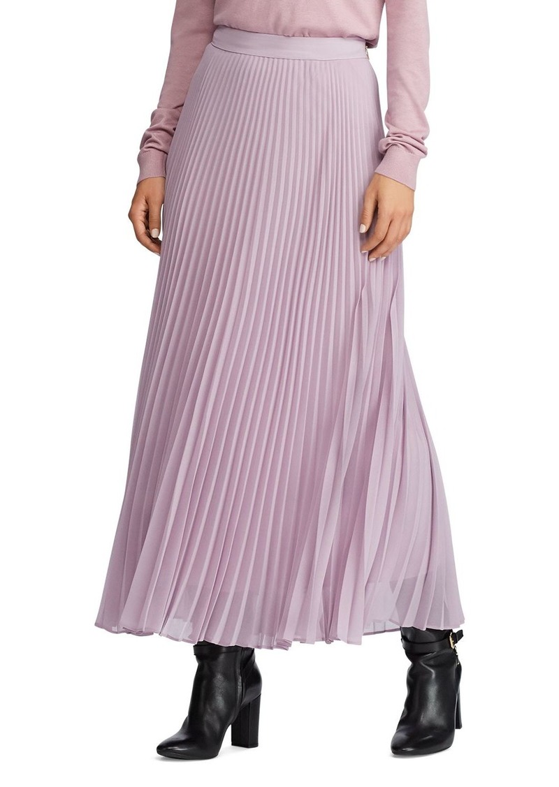 Lauren Ralph Lauren Pleated Maxi Skirt