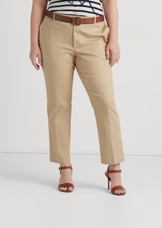 Lauren Ralph Lauren Plus Size Career Pants - Birch Tan