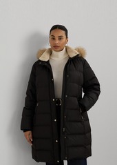 Lauren Ralph Lauren Plus Size Faux-Fur-Trim Hooded Puffer Coat - Litchfield