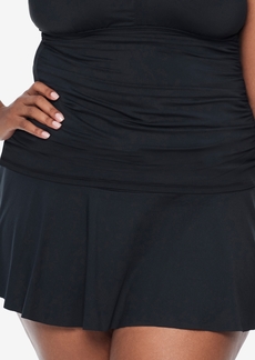 Lauren Ralph Lauren Plus Size Ruffled Swim Skirt - Black