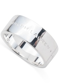 Lauren Ralph Lauren Polished Logo Ring in Sterling Silver - Sterling Silver