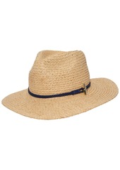 Lauren Ralph Lauren Raffia Fedora with Braided Band Hat - Natural