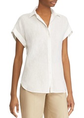 Lauren Ralph Lauren Dolman-Sleeve Button-Down Shirt