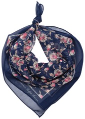 Lauren Ralph Lauren Riad Floral Square Wrap - Indigo