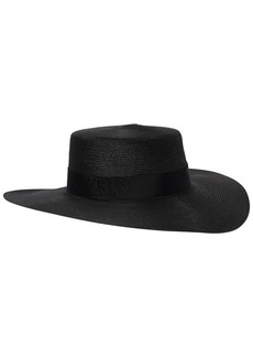 Lauren Ralph Lauren Shine Boater Hat - Black