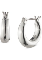"Lauren Ralph Lauren Small Sculpted Hoop Earrings, 0.5"" - Gold"