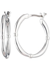 "Lauren Ralph Lauren Small Hoop Earrings, 0.68"" - Silver"