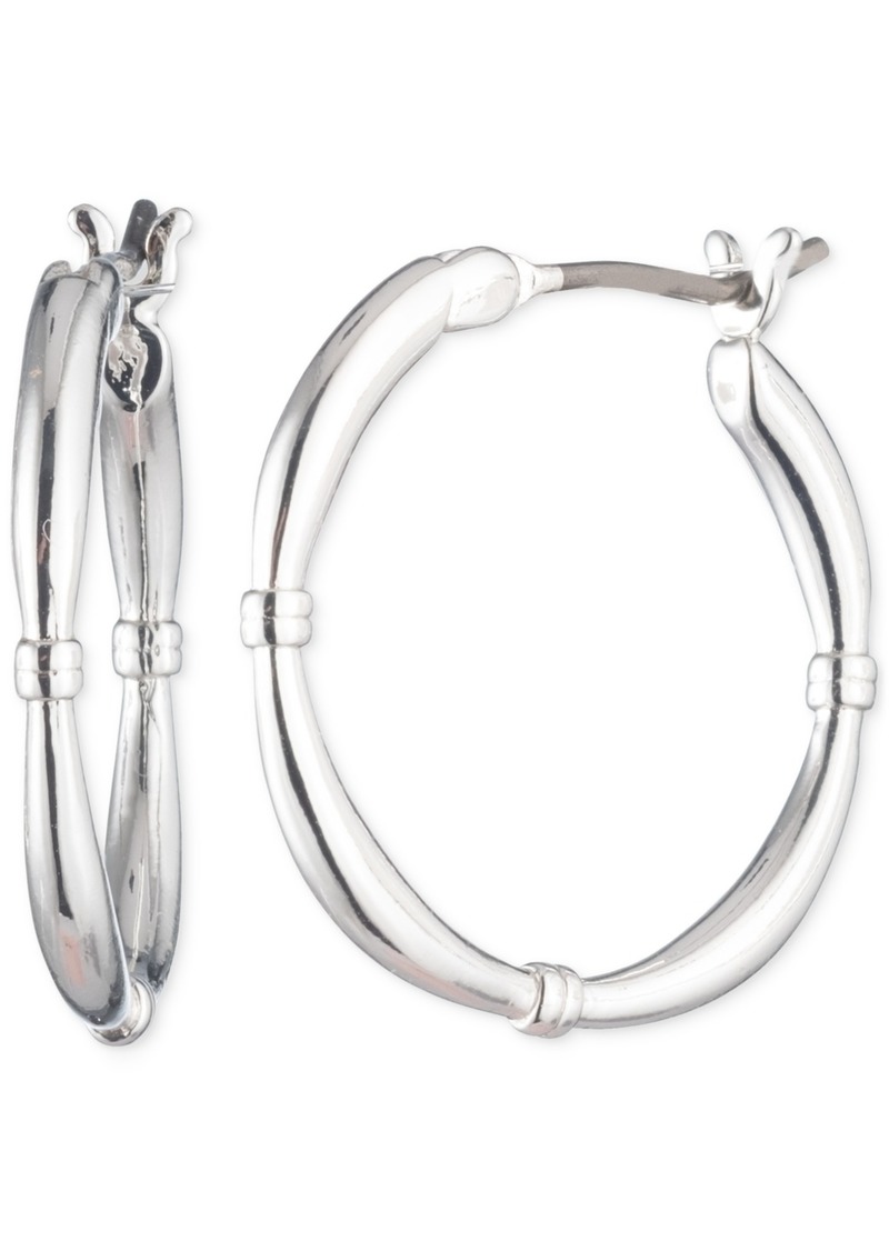 "Lauren Ralph Lauren Small Hoop Earrings, 0.68"" - Silver"