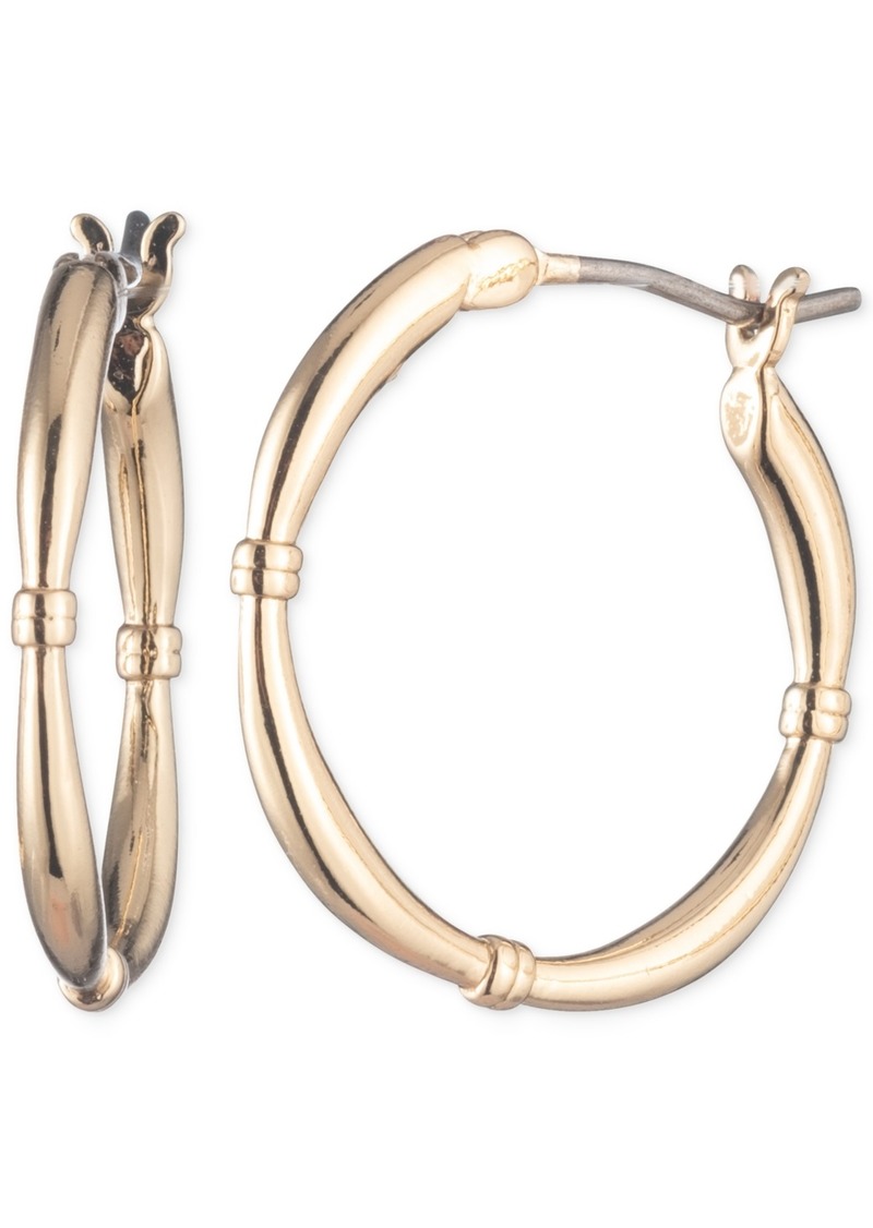 "Lauren Ralph Lauren Small Hoop Earrings, 0.68"" - Gold"