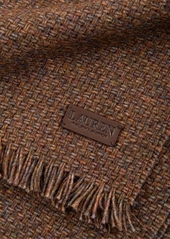 Lauren Ralph Lauren Soft Basket Weave Scarf - Warm Brown Heather