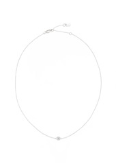 Lauren Ralph Lauren Sterling Silver and Cubic Zirconia Pendant Necklace - Sterling Silver