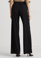 Lauren Ralph Lauren Stretch Jersey Wide-Leg Pants - Polo Black