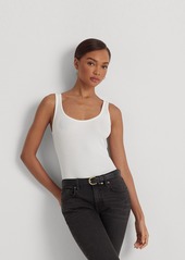 Lauren Ralph Lauren Stretch Tank Top - White