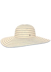 Lauren Ralph Lauren Stripe Sun Hat - Natural, Blue