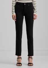 Lauren Ralph Lauren Super Stretch Premier Straight Jeans, Regular and Short Lengths - Black
