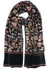 Lauren Ralph Lauren Tapestry Floral Wrap - Rl Navy