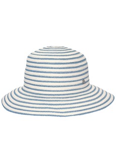 Lauren Ralph Lauren Tri Color Striped Sunhat - Cream/Blue