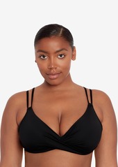 Lauren Ralph Lauren Twist-Front Bikini Top - Black