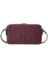 Lauren Ralph Lauren Witley Leather Crossbody Wallet - Red