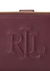 Lauren Ralph Lauren Witley Leather Crossbody Wallet - Red