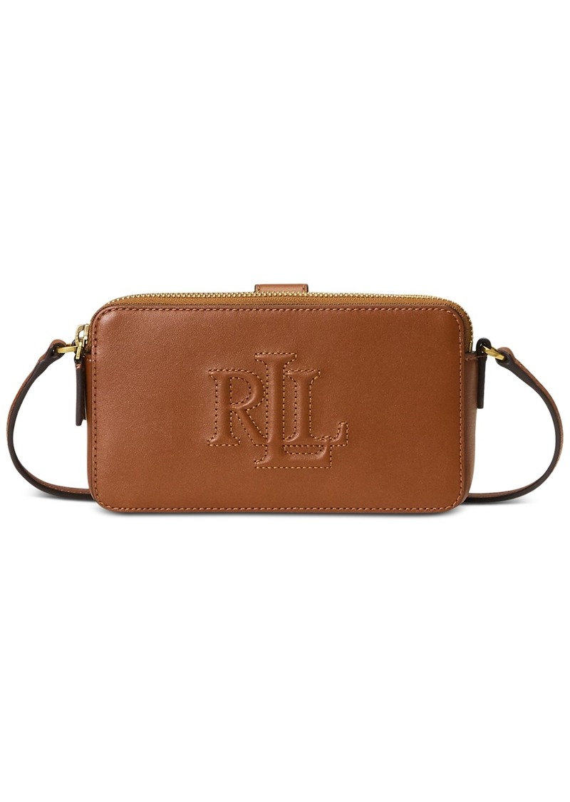 Lauren Ralph Lauren Witley Leather Crossbody Wallet - Lauren Tan