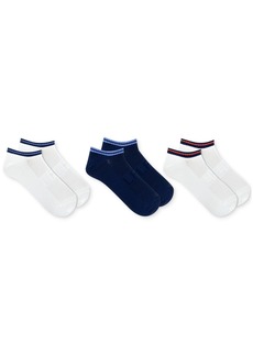 Lauren Ralph Lauren Women's 3-Pk. Striped Low Cut Socks - White Assorted