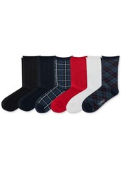 Lauren Ralph Lauren Women's 6-Pk. Plaid Roll-Top Slack Socks - Assorted