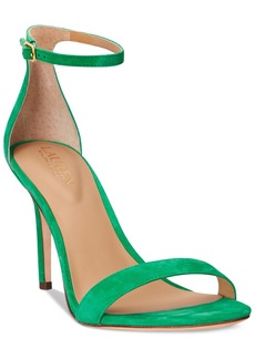 Lauren Ralph Lauren Women's Allie Ankle-Strap Dress Sandals - Green Topaz