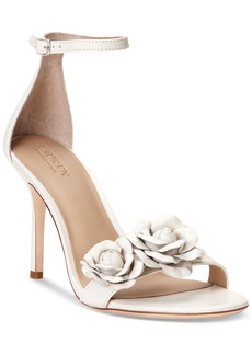 Lauren Ralph Lauren Women's Allie Flower Dress Sandals - Soft White