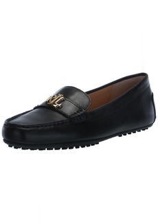 Lauren Ralph Lauren Women's Barnsbury Burnished Leather Driver Driving Style Loafer