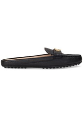 Lauren Ralph Lauren Women's Barnsbury Slip-On Hardware Mule Loafer Flats - Black