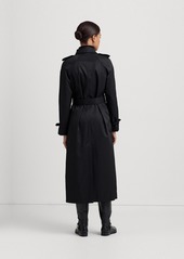 Lauren Ralph Lauren Women's Belted Maxi Trench Coat - Black