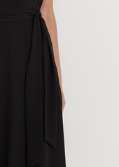 Lauren Ralph Lauren Women's Bubble Crepe Cap-Sleeve Dress - Black