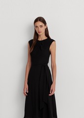 Lauren Ralph Lauren Women's Bubble Crepe Cap-Sleeve Dress - Lighthouse Navy