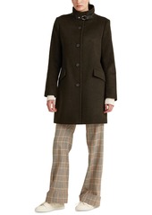 Lauren Ralph Lauren Women's Wool Blend Buckle-Collar Coat - New Vicuna