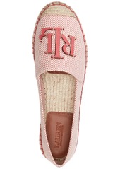 Lauren Ralph Lauren Women's Cameron Iii Logo Slip-On Espadrille Flats - Adirondack Berry