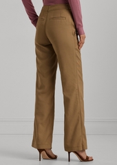 Lauren Ralph Lauren Women's Canvas Wide-Leg Pants - Honey Tan