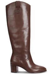 Lauren Ralph Lauren Women's Carla Tall Dress Boots - Dark Mahogany