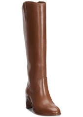 Lauren Ralph Lauren Women's Carla Tall Dress Boots - Dark Mahogany